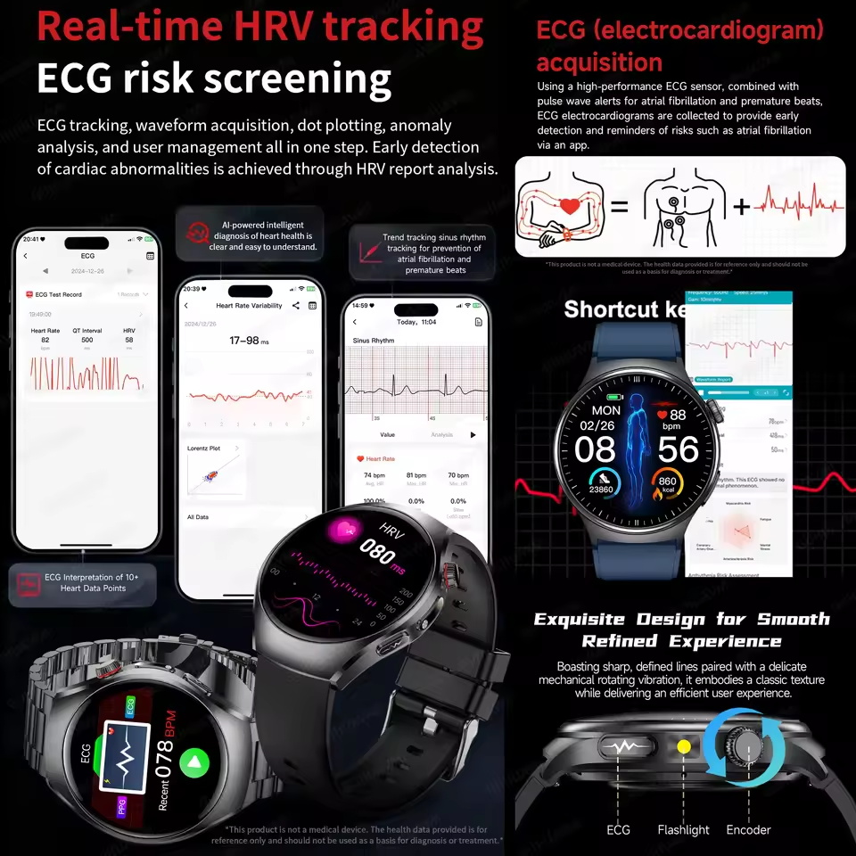 New Accurate ECG Smart Watch B - огляд і ціна Laser Distance Measure