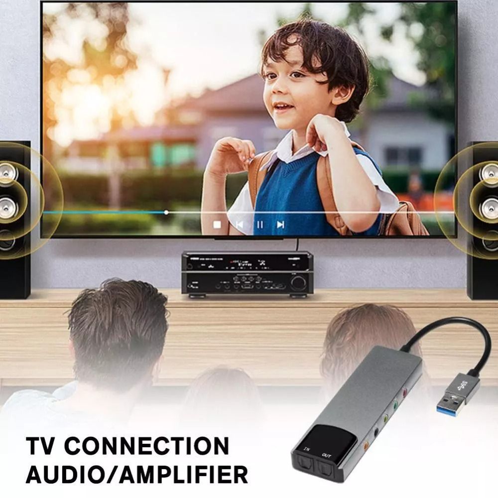 New USB Sound Card 7.1 5.1 Cha - огляд і ціна Usb Sound Card External