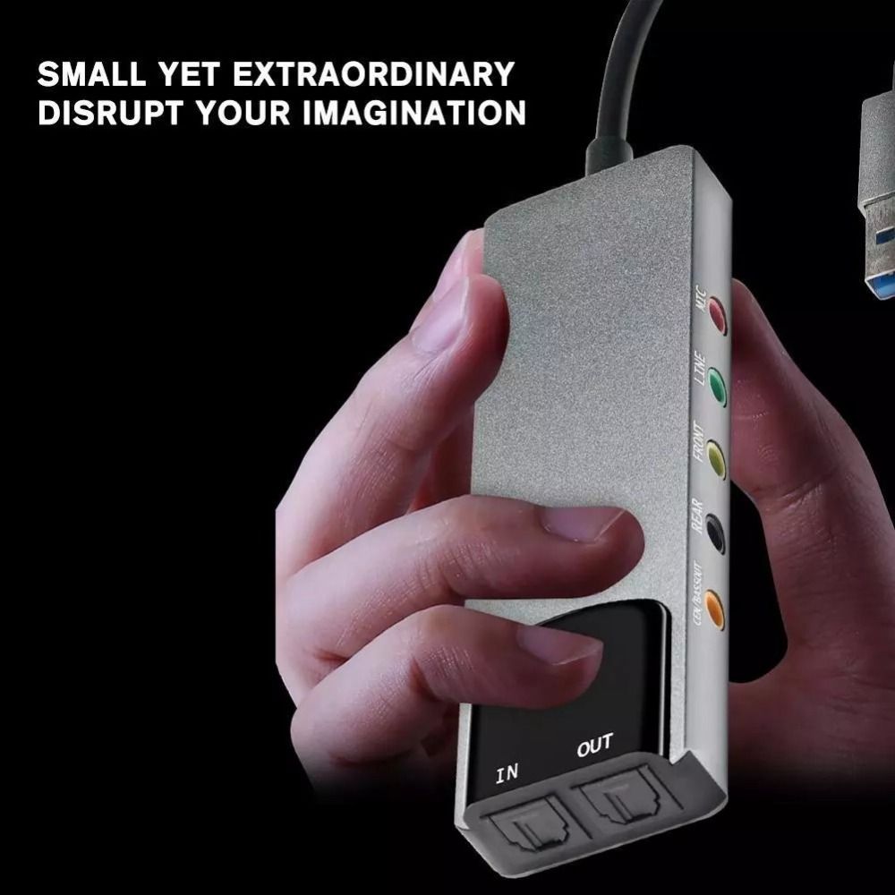 New USB Sound Card 7.1 5.1 Cha - огляд і ціна Usb Sound Card External