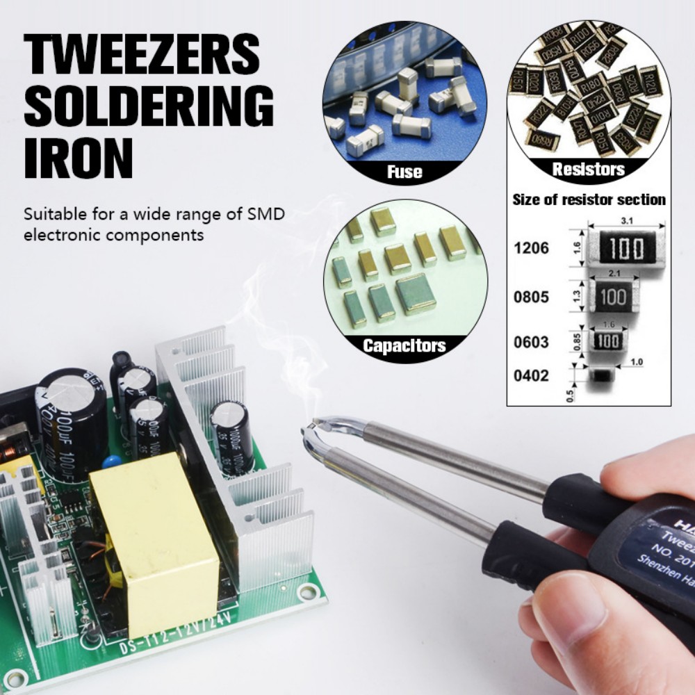 T12 Soldering Tweezer Handle – - огляд і ціна Electronics Stuff
