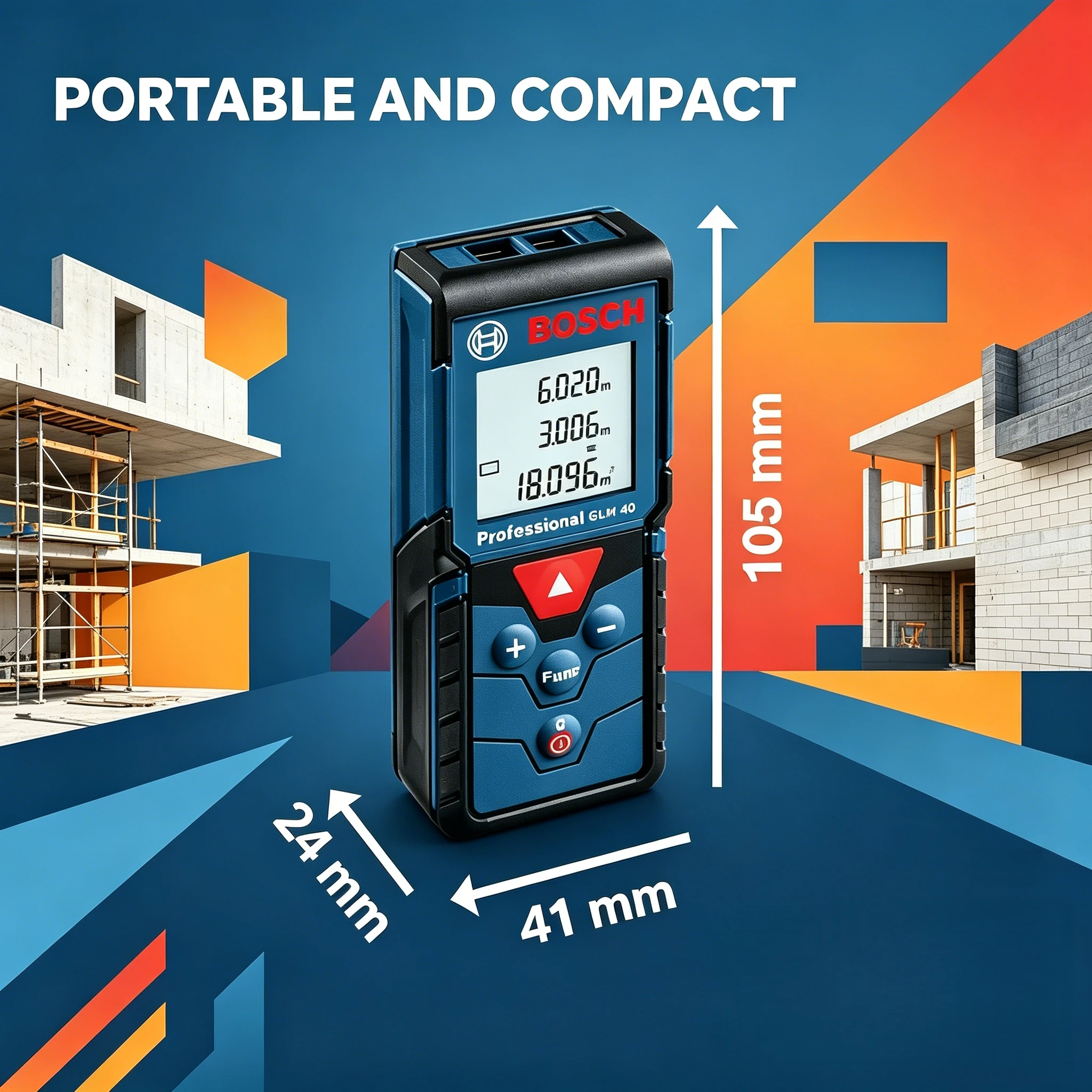 BOSCH GLM 4000 Laser Range Fin - огляд і ціна Laser Distance Measure