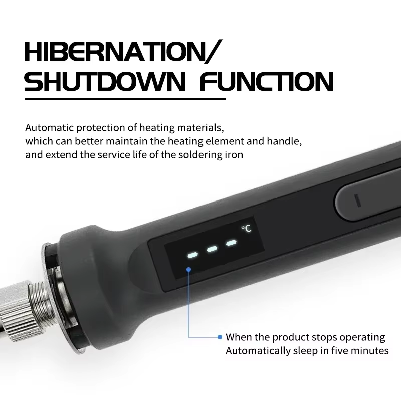100W Digital Soldering Iron Ki - огляд і ціна Electronics Stuff