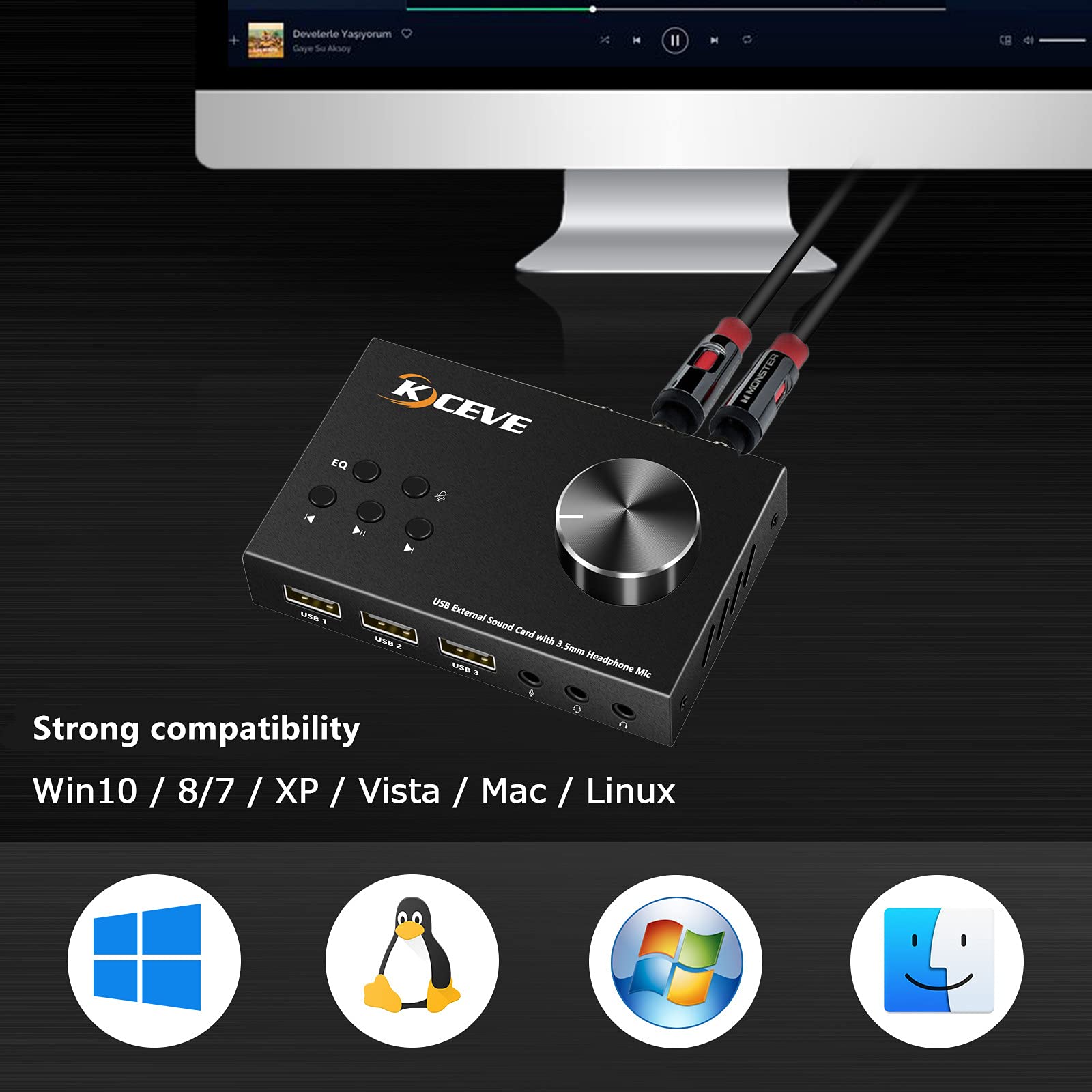 External Sound Card with Volum - огляд і ціна Usb Sound Card External