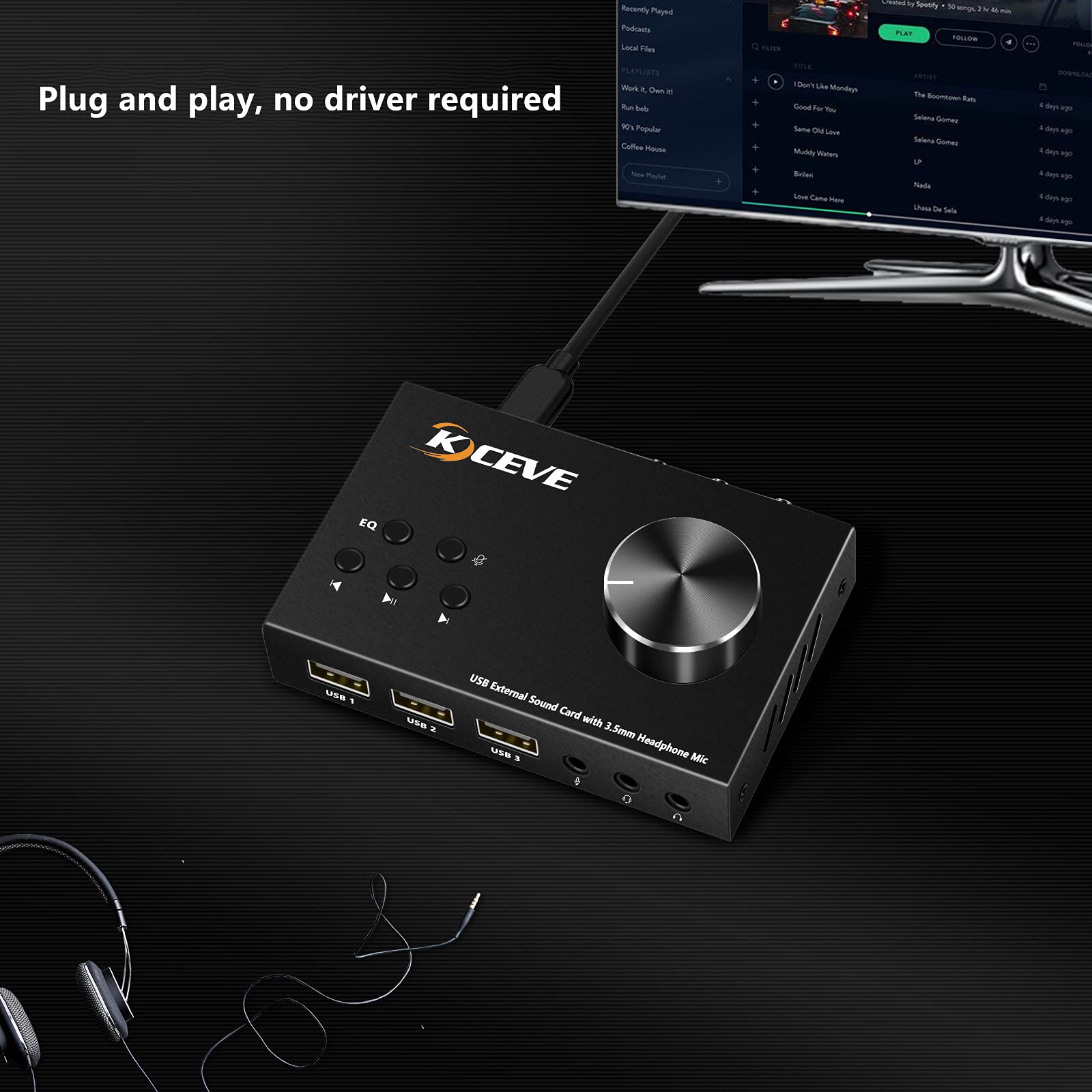 External Sound Card with Volum - огляд і ціна Usb Sound Card External