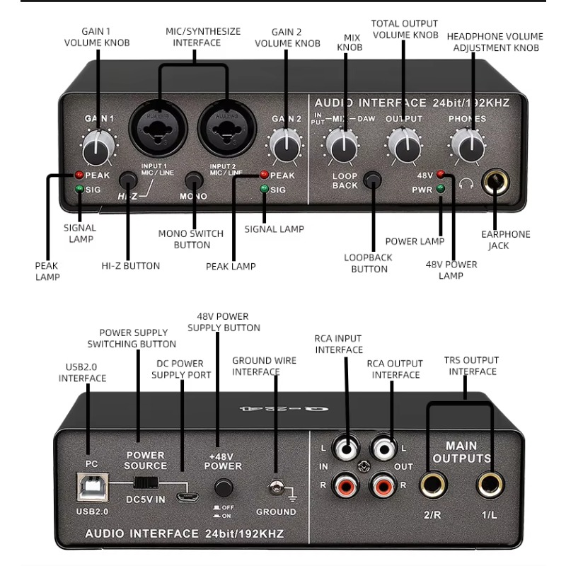USB Interfaz de audio professi - огляд і ціна Usb Sound Card External