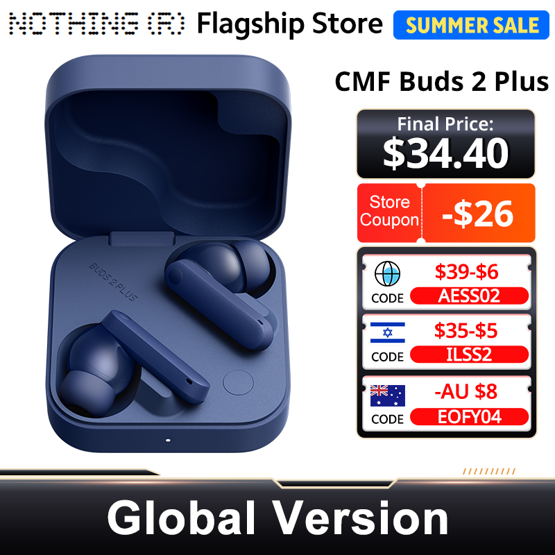Nothing CMF Buds 2 Plus Global - огляд і ціна Earbuds Anc Wireless