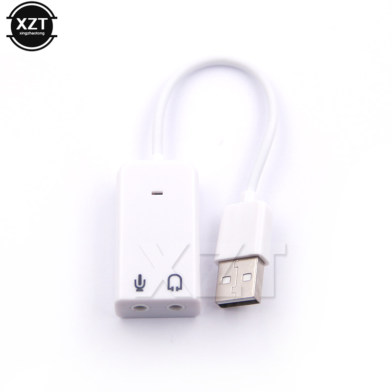 3D White 2.0 Virtual 7.1 Chann - огляд і ціна Usb Sound Card External